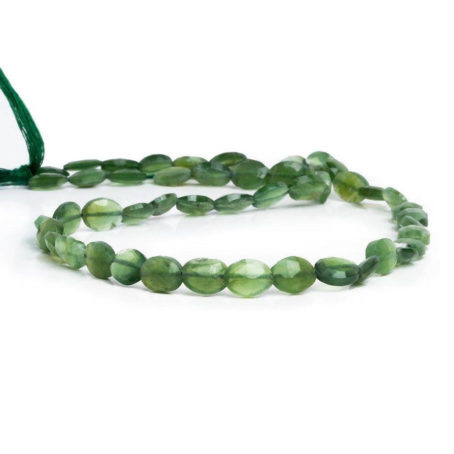 5-6mm Green Tanzanian Opal Plain Rondelle Beads 18 inch 130pcs