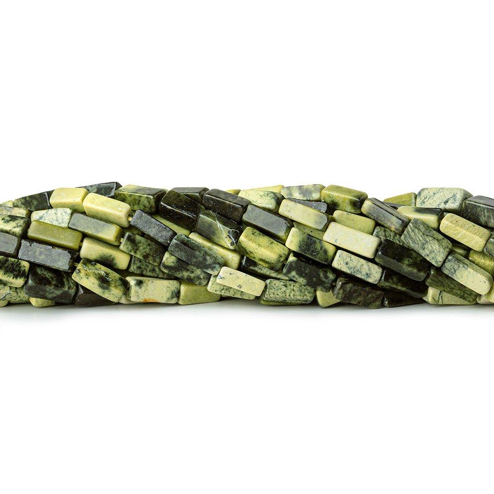 Serpentine Faceted Rectangle - The Bead Traders