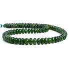 Serpentine Faceted Rondelle Beads 15 inch 95 pieces - The Bead Traders