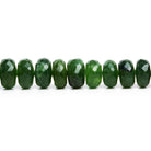 Serpentine Faceted Rondelle Beads 15 inch 95 pieces - The Bead Traders