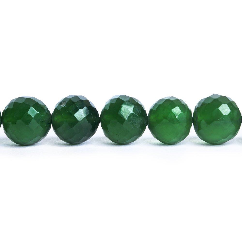 Serpentine Faceted Round Beads 8 inch 28 pieces - The Bead Traders