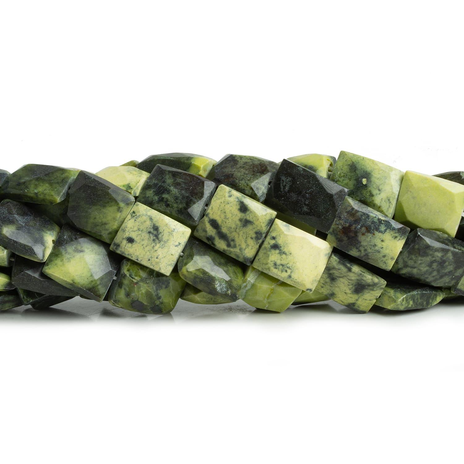 Serpentine Handcut Rectangles 15 inch 28 beads - The Bead Traders