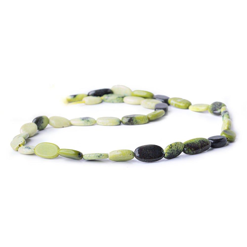Serpentine Plain Oval Beads, 8 inch - The Bead Traders