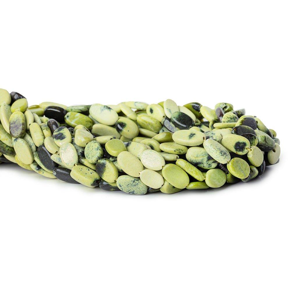 Serpentine Plain Oval Beads, 8 inch - The Bead Traders