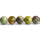 Serpentine Plain Round Beads 15 inch 50 pieces - The Bead Traders