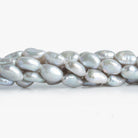 Silver Baroque Freshwater Pearls 16 inch 45 pieces - The Bead Traders