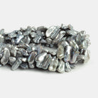 Silver Biwa Freshwater Pearl 15 inch 48 pieces - The Bead Traders