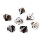 Silver Leafed Brown Quartz Pendulum Pendant 1 piece - The Bead Traders