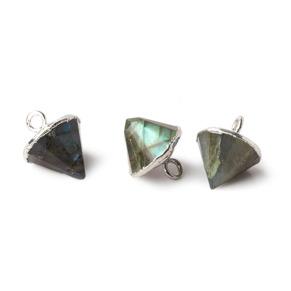 Silver Leafed Labradorite Pendulum Pendant 1 piece - The Bead Traders