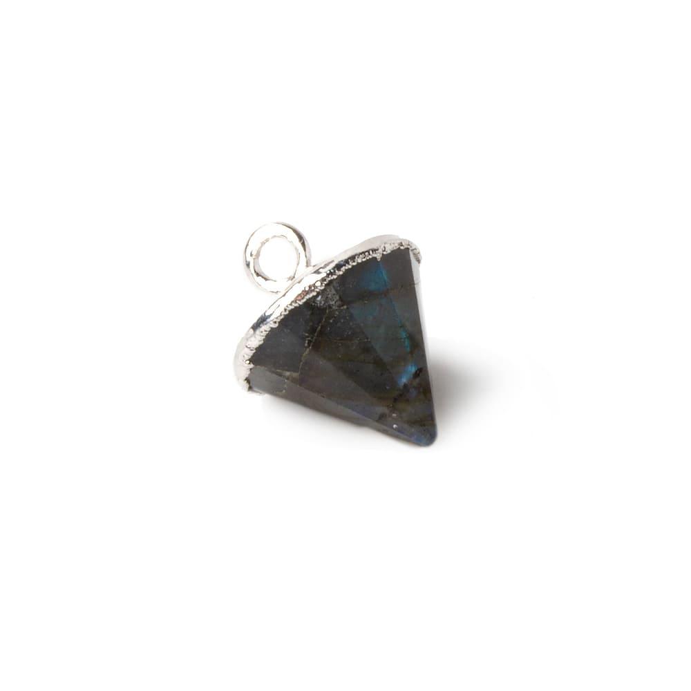Silver Leafed Labradorite Pendulum Pendant 1 piece - The Bead Traders