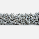 Silver Oval Freshwater Pearls 15 inch 130 pieces - The Bead Traders