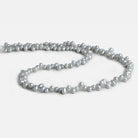 Silver Oval Freshwater Pearls 15 inch 130 pieces - The Bead Traders