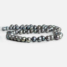 Silver Oval Freshwater Pearls 15 inch 70 pieces - The Bead Traders