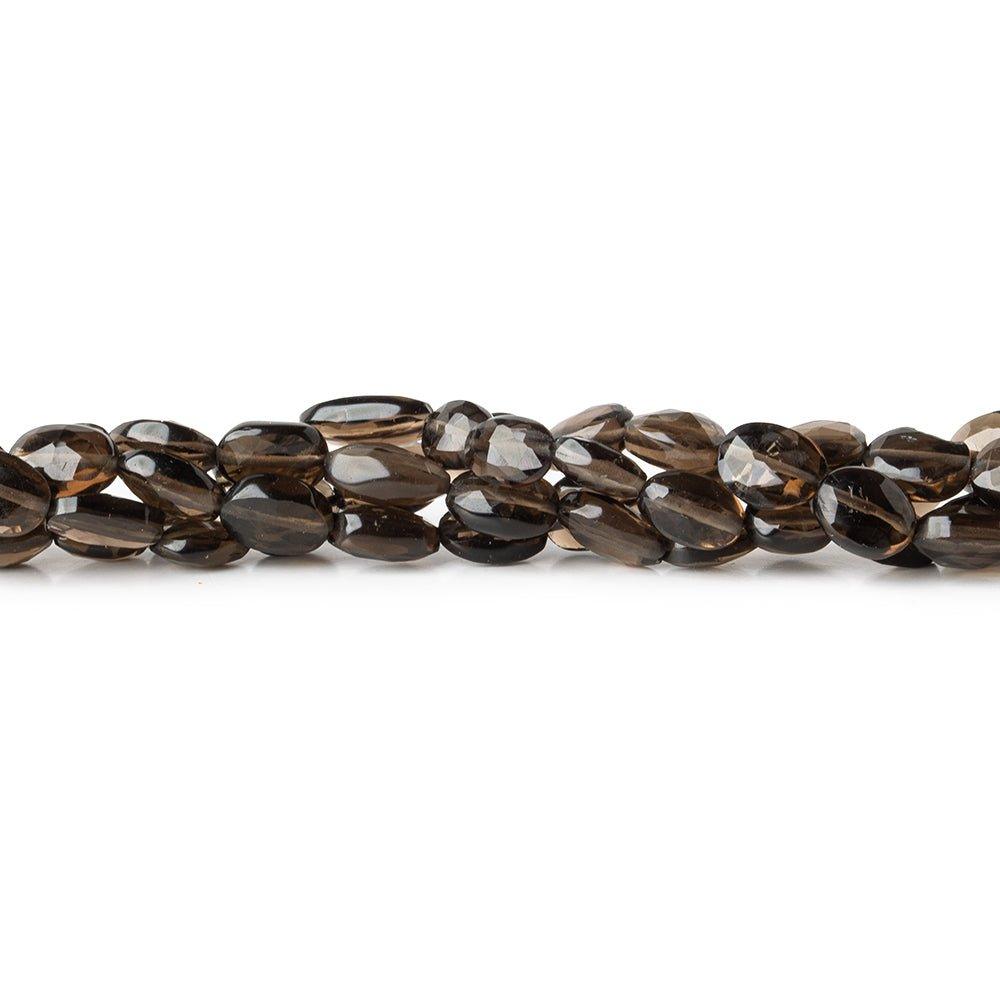 Smoky Quartz Faceted 6-8mm Ovals - The Bead Traders