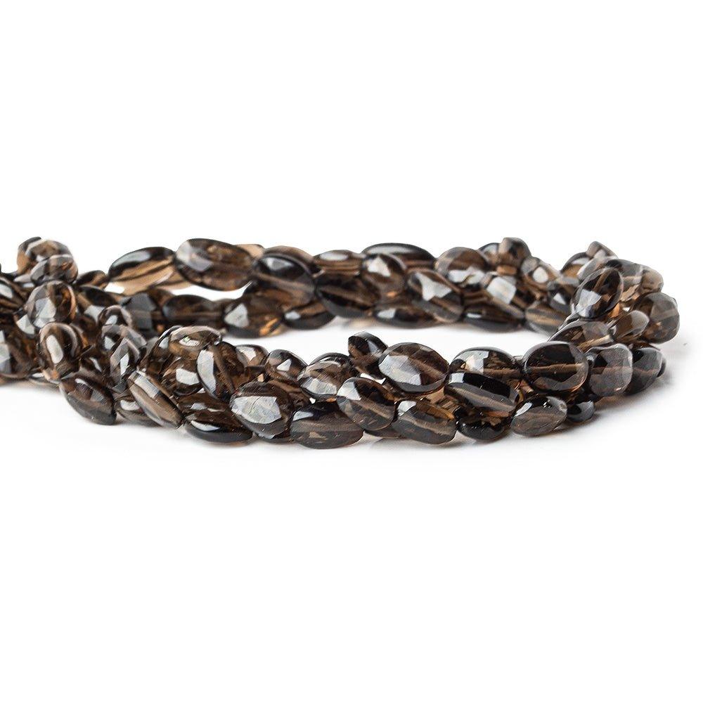 Smoky Quartz Faceted 6-8mm Ovals - The Bead Traders