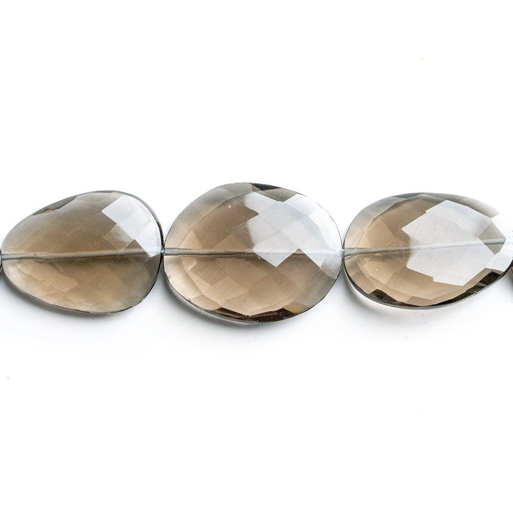 Smoky Quartz Faceted Nugget Beads 8 inch 10 pieces - The Bead Traders
