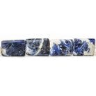 Sodalite Beads Plain 9x9-16x11mm Rectangle, 14" length, 23 pcs - The Bead Traders