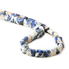 Sodalite Beads Plain 9x9-16x11mm Rectangle, 14" length, 23 pcs - The Bead Traders