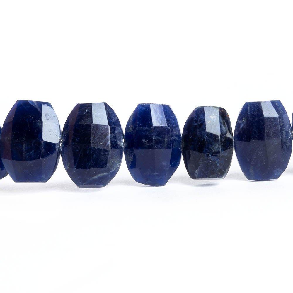Sodalite Faceted Cushion Beads 6 inch 18 pieces - The Bead Traders