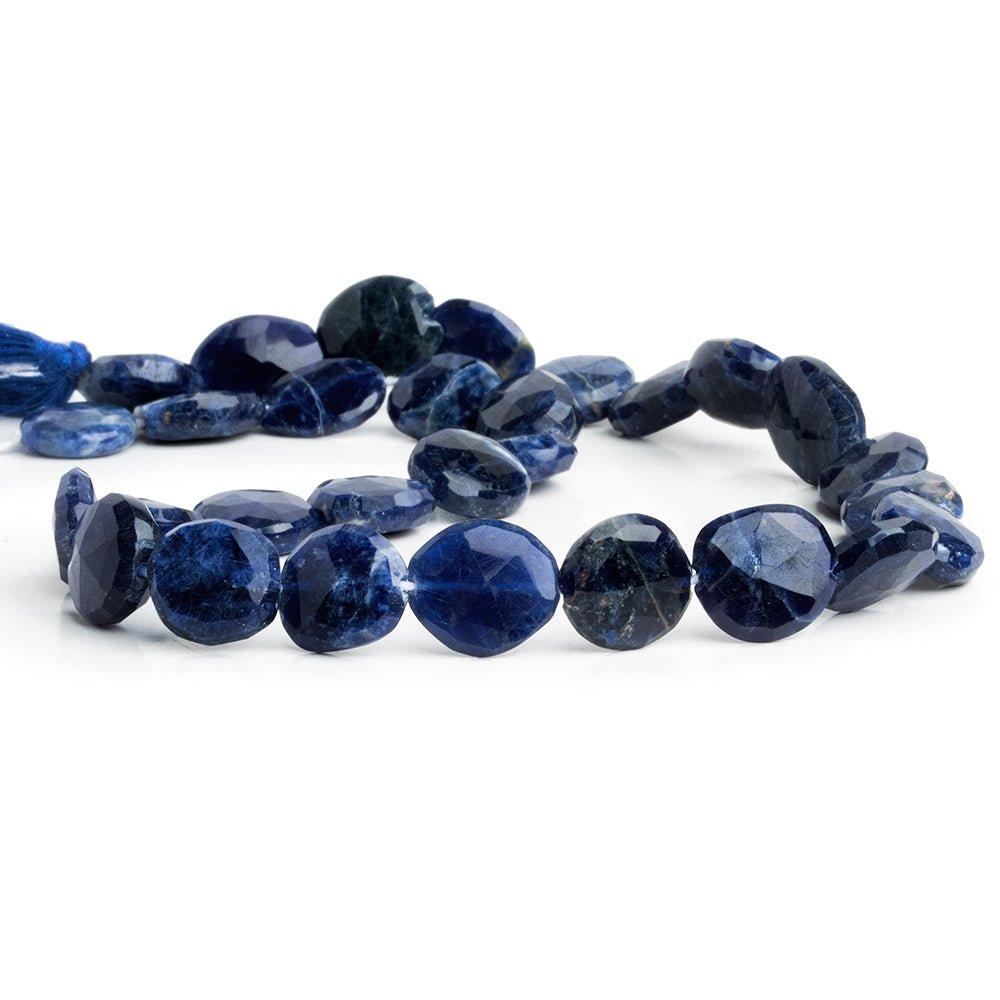 Sodalite Faceted Oval Beads 12 inch 28 pieces - The Bead Traders