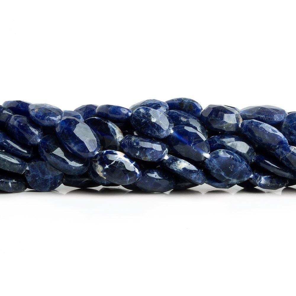Sodalite Faceted Oval Beads 12 inch 28 pieces - The Bead Traders