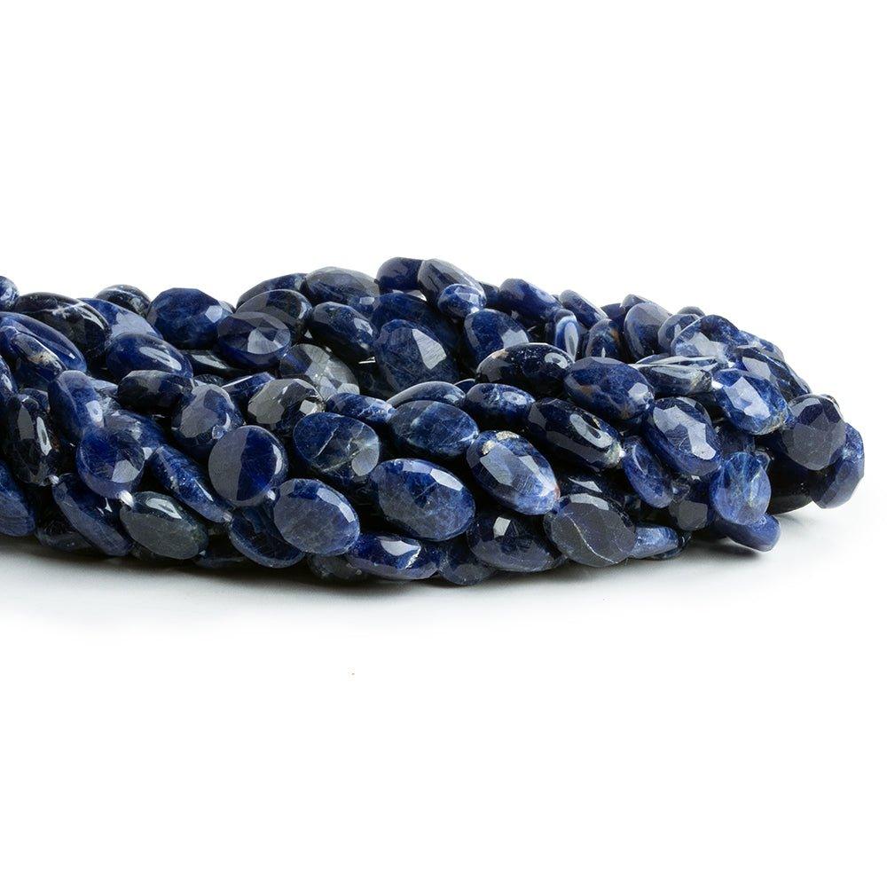 Sodalite Faceted Oval Beads 12 inch 28 pieces - The Bead Traders