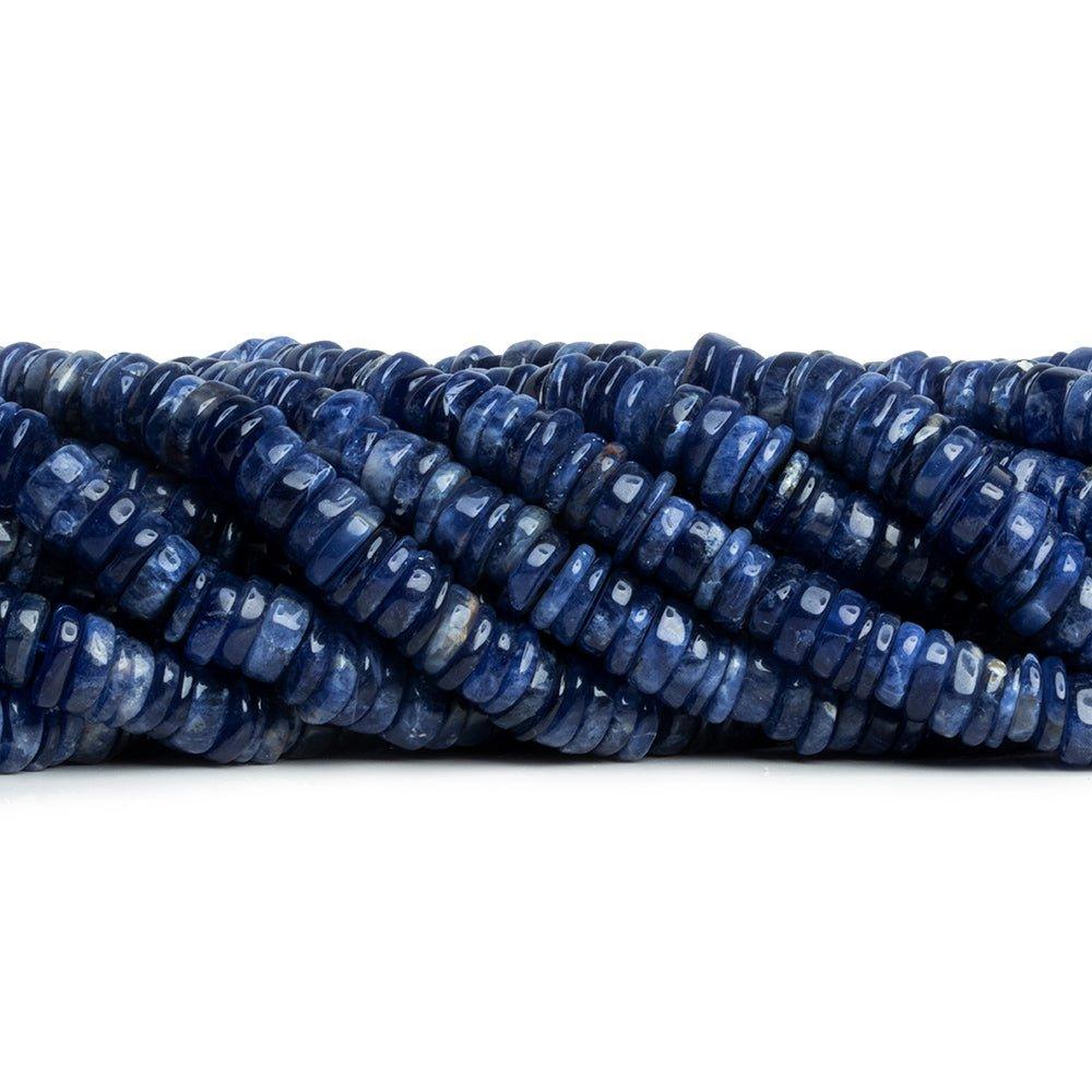 Sodalite Plain Heishi Beads 16 inch 240 pieces - The Bead Traders