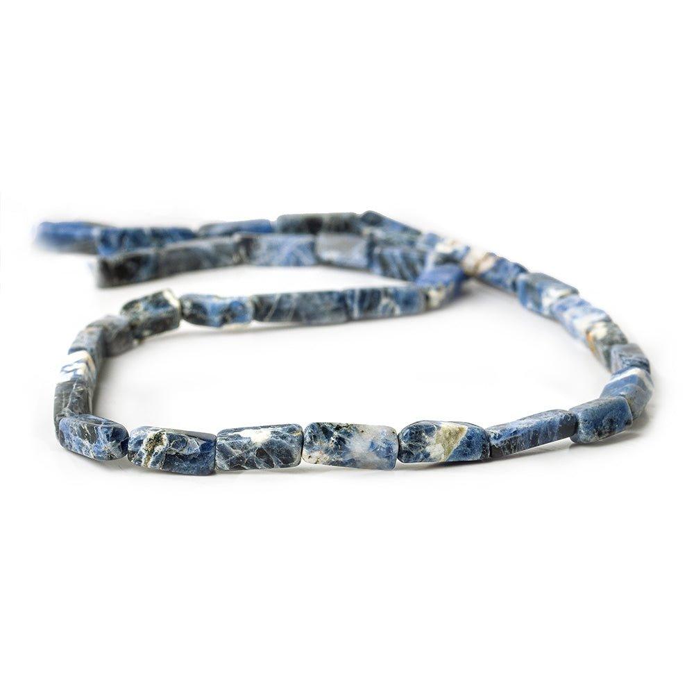 Sodalite plain rectangles 14 inch 33 beads - The Bead Traders