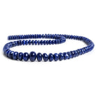 Sodalite Plain Rondelle Beads 18 inch 140 pieces - The Bead Traders