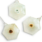 Solar Quartz Faceted Hexagon Focal Bead 1 Piece - The Bead Traders