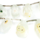 Solar Quartz Faceted Pear Beads, 8.5 inch, 11x11-20x12mm, 16 pieces - The Bead Traders