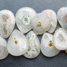 Solar Quartz Plain Pear Beads 9 inch 25 pieces - The Bead Traders