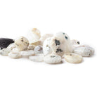 Solar Quartz plain pears 8 inch 27 beads 21x14mm - 36x25mm - The Bead Traders