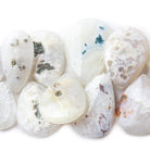 Solar Quartz plain pears 8 inch 27 beads 21x14mm - 36x25mm - The Bead Traders
