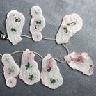Solar Quartz Slices 8 inch 7 beads - The Bead Traders