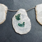 Solar Quartz Slices 9.5 inch 6 beads - The Bead Traders