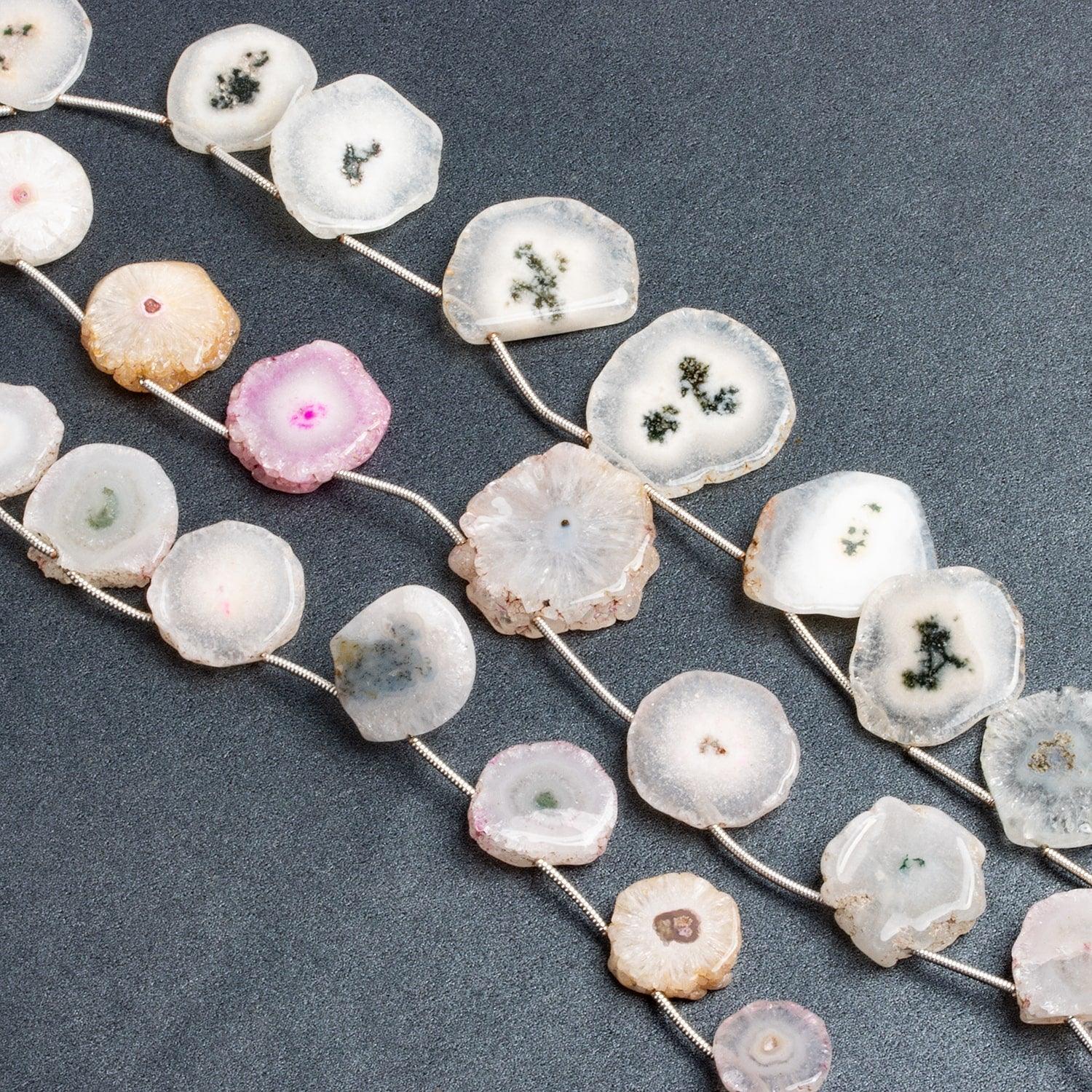 Solar Quartz Slices - Lot of 3 - The Bead Traders