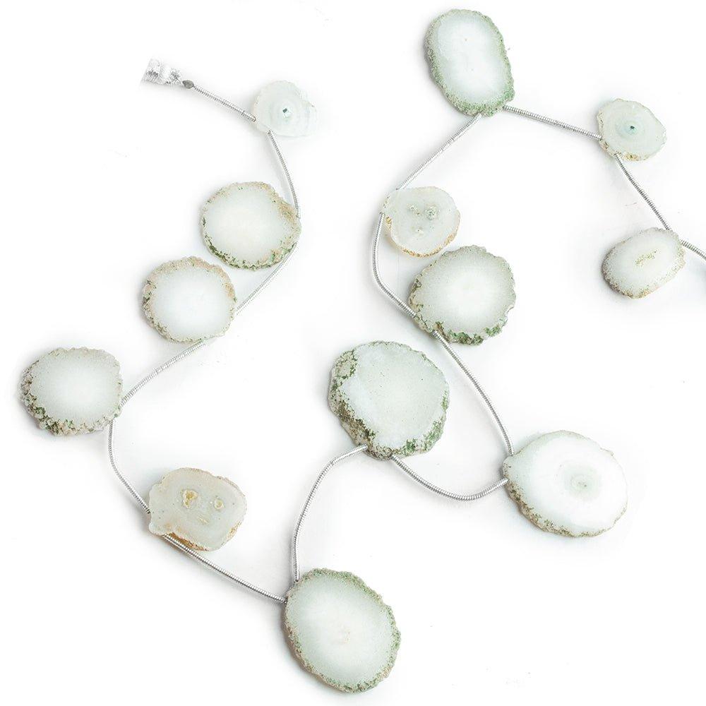 Solar Quartz Top Drilled Slice Beads 13 pieces - The Bead Traders