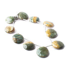 Sonoran Jasper Top Drilled Faceted Coin Beads 8 inch 10 beads - The Bead Traders