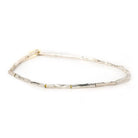 Sterling Silver Plated Brass Tube 12x2mm, 8" length, 18 pcs - The Bead Traders