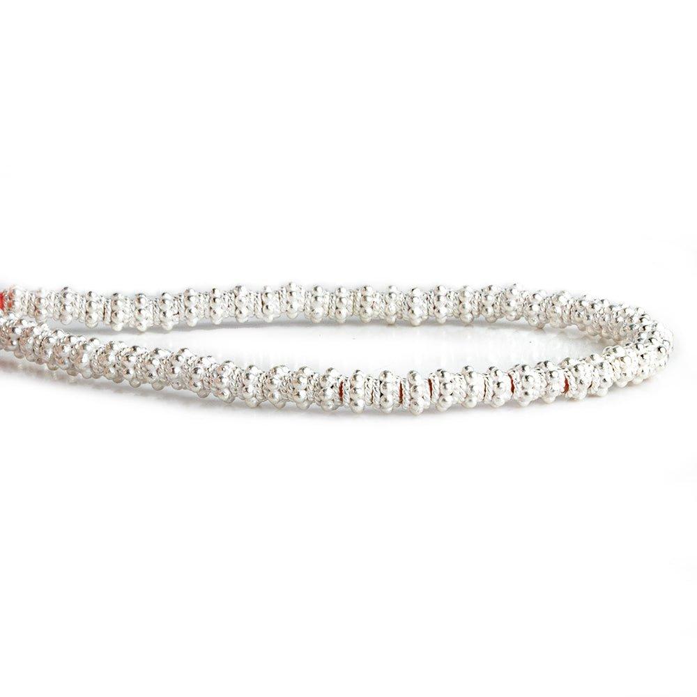 Sterling Silver Plated Copper Bead 8 inch 58 pcs - The Bead Traders