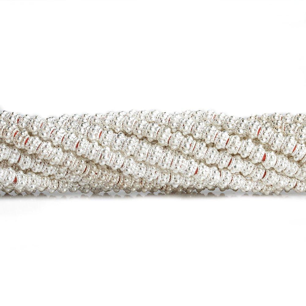 Sterling Silver Plated Copper Bead 8 inch 58 pcs - The Bead Traders