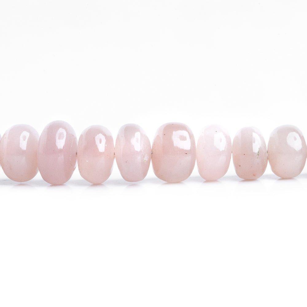 Strawberry Quartz Plain Rondelle Beads 18 inch 135 pieces - The Bead Traders