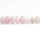 Strawberry Quartz Plain Rondelle Beads 18 inch 135 pieces - The Bead Traders