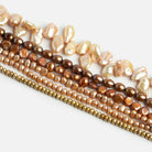 Summer Latte Pearls - Lot of 6 - The Bead Traders