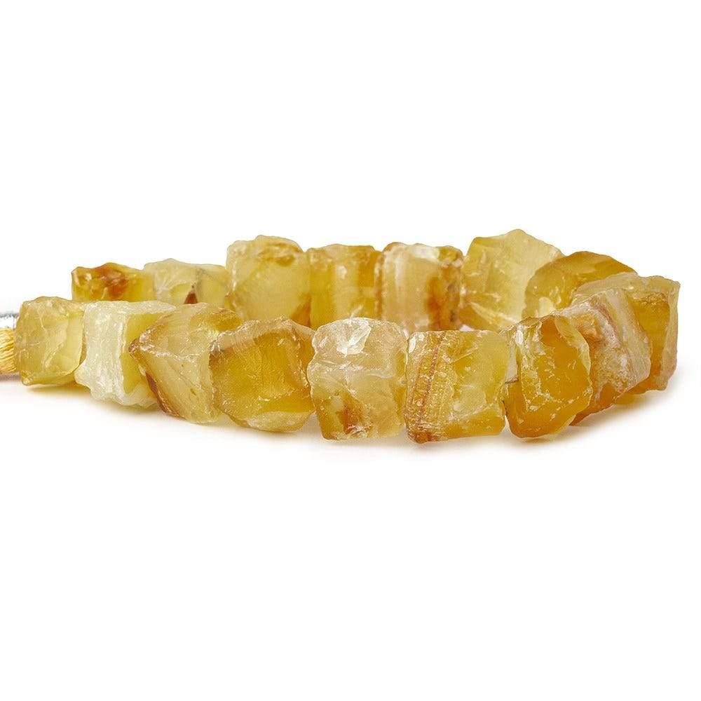 Sunflower Agate Beads Hammer Faceted Cubes - The Bead Traders