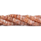 Sunstone Plain Heishi Beads 14 inch 220 pieces - The Bead Traders
