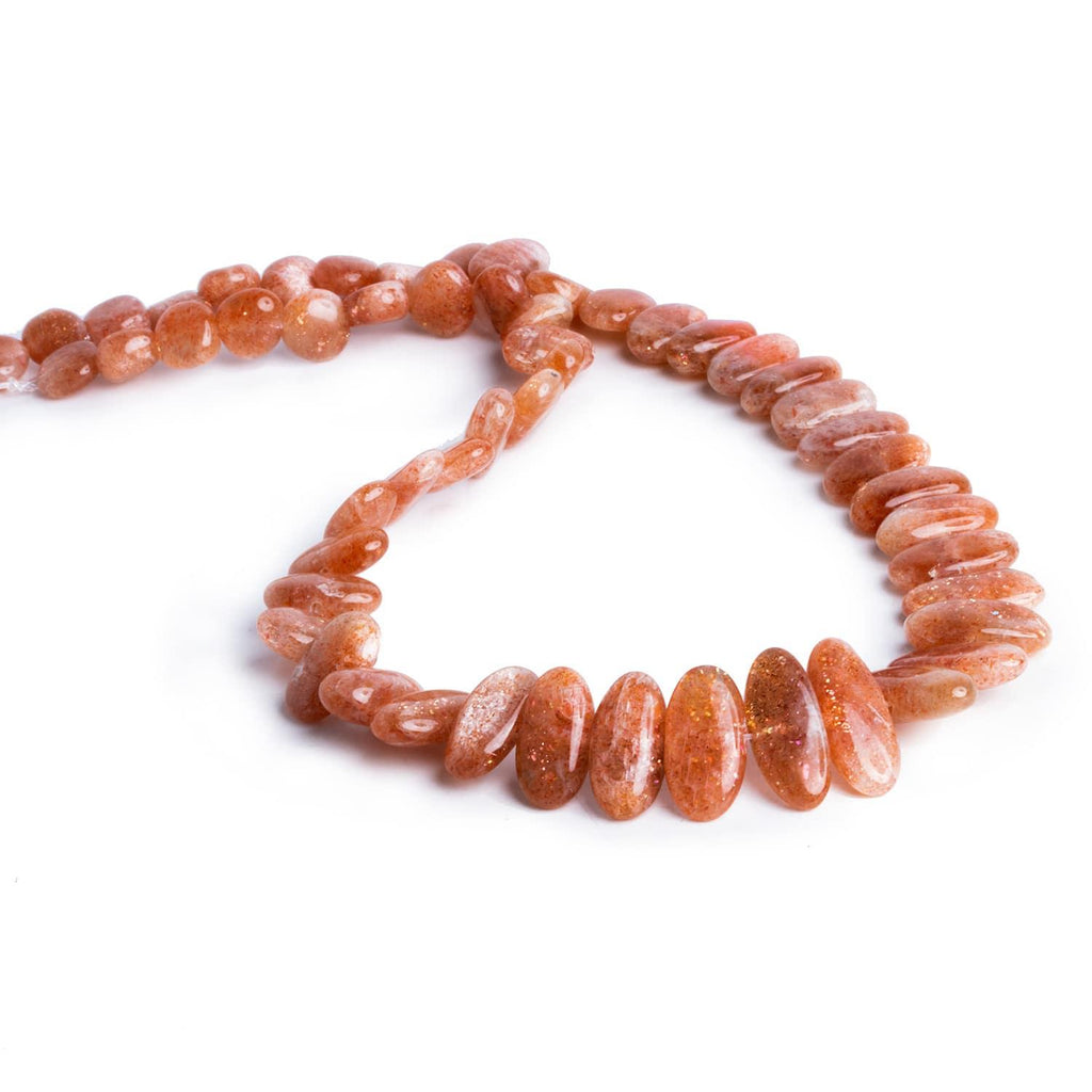 Sunstone Plain Nuggets 16 inch 55 beads - The Bead Traders