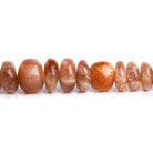 Sunstone Plain Rondelles 15 inch 90 beads - The Bead Traders