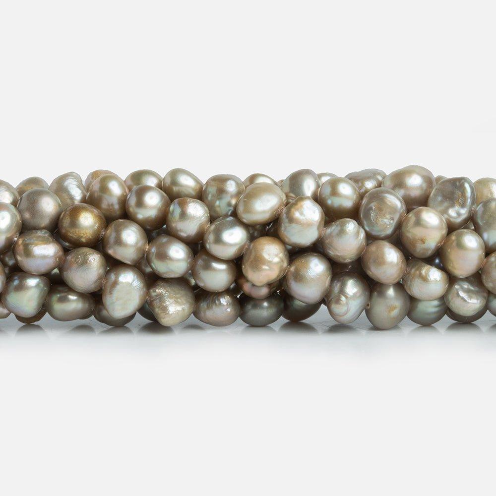 Tan Baroque Freshwater Pearls 16 inch 70 pieces - The Bead Traders